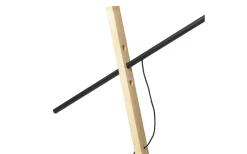 Dante Golvlampa Trä/Svart 214cm