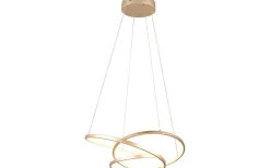 Trio Lighting Darvin Takpendel LED 64cm guld* Stora Taklampor Ø50-69 Cm