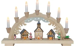 Visa Alla Adventsljusstakar|Adventsljusstakar 0-30 Cm<Star Trading Dassel Ljusstake LED Natur 29cm