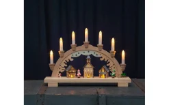 Visa Alla Adventsljusstakar|Adventsljusstakar 0-30 Cm<Star Trading Dassel Ljusstake LED Natur 29cm