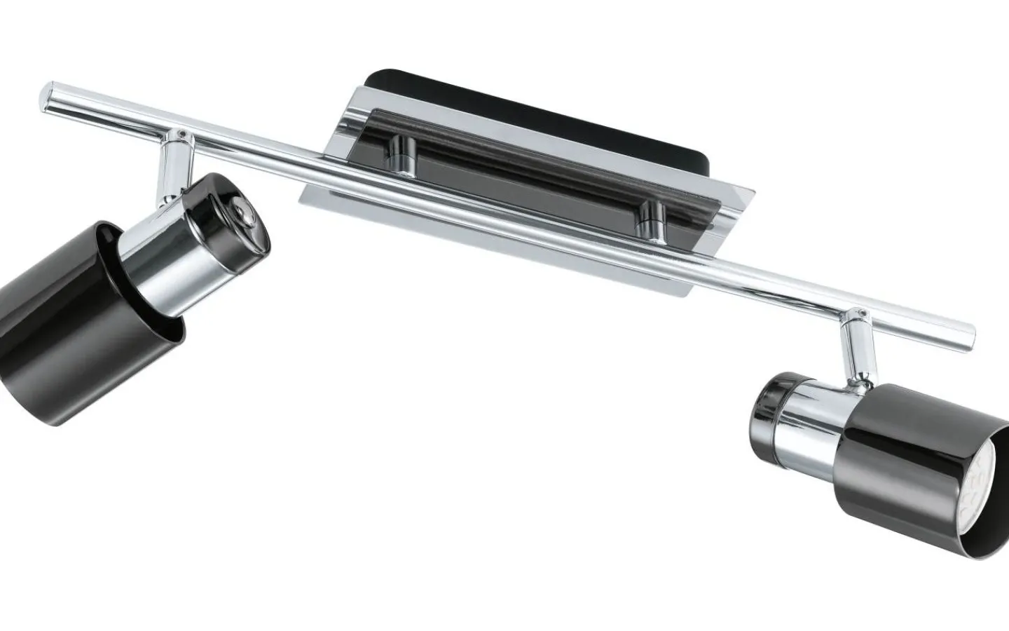 Eglo Davida Takspotlight 39cm GU10 LED 3000K 2x4,6W Nickel* Takspot Med 2 Lampor|Avlånga Takspotlights