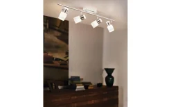 Avlånga Takspotlights|Takspot Med Minst 4 Lampor<Eglo Davida Takspotlight 78cm GU10 LED 3000K 4x5W Vit