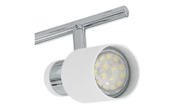 Avlånga Takspotlights|Takspot Med Minst 4 Lampor<Eglo Davida Takspotlight 78cm GU10 LED 3000K 4x5W Vit