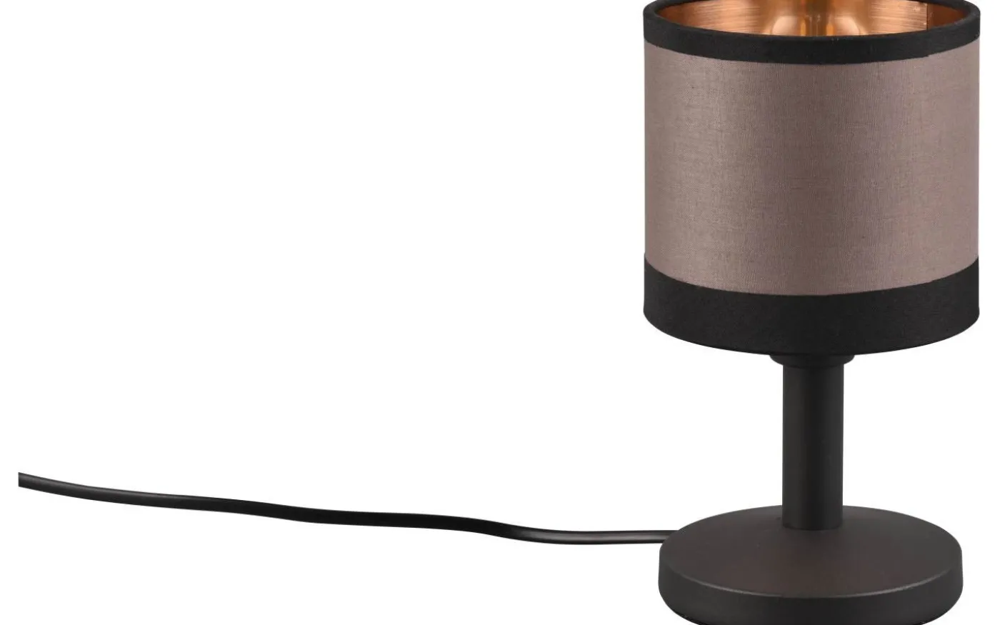 Davos Bordslampa E14 matt svart/grå