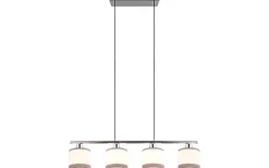 Reality Davos Takpendel 4-delad E14 krom/vit* Avlånga Taklampor