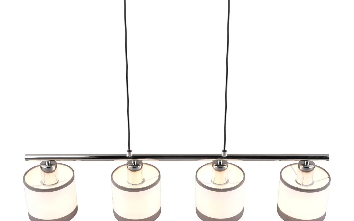 Reality Davos Takpendel 4-delad E14 krom/vit* Avlånga Taklampor