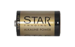 D-batterier Power Alkaline, LRD 1,5V 2-Pack