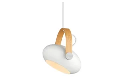 DC Fönsterlampa Ø18cm Vit/Ek