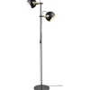 Halo Design DC Golvlampa 2L 150cm Svart/Ek* Golvläslampor