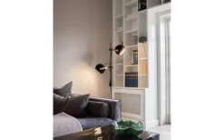 Halo Design DC Golvlampa 2L 150cm Svart/Ek* Golvläslampor