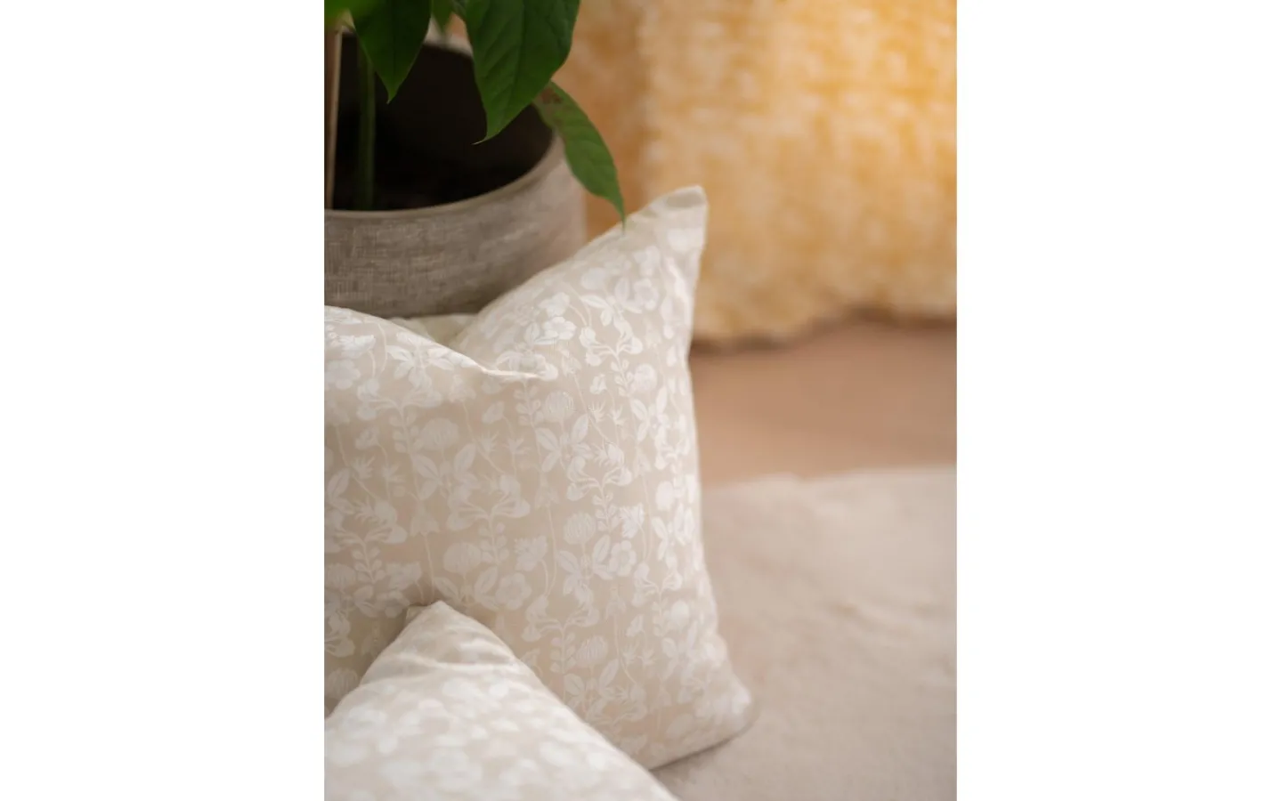 Fyllda Kuddar<Svanefors De Mina Kudde Beige 45x45cm