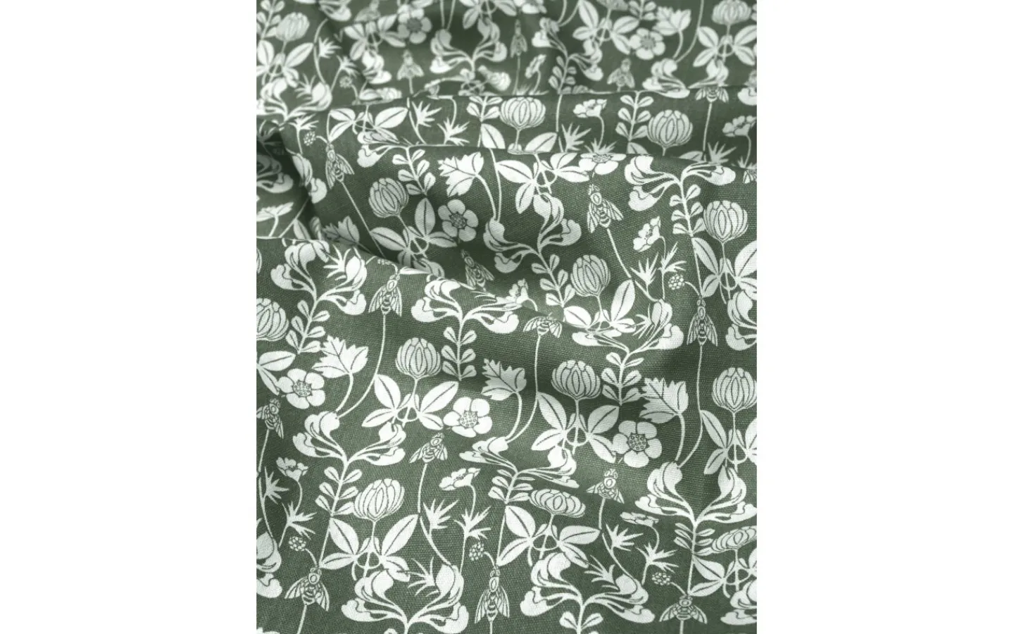 Svanefors De Mina Metervara Mossa 145cm* Bomullstyg Metervara|Visa Alla Tyger I Metervara