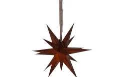Visa Alla Julstjärnor|Julstjärnor Utan Sladd<Star Trading December Julstjärna 45cm Brun