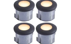 Decklight 35mm 4-pack Frostat glas Bolthi Connect 12V Antracit IP67