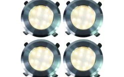 Bolthi Decklight 70mm 4-pack Klart glas Connect 12V Rostfritt Stål IP67* Decklights Led|Bolthi Connect 12V