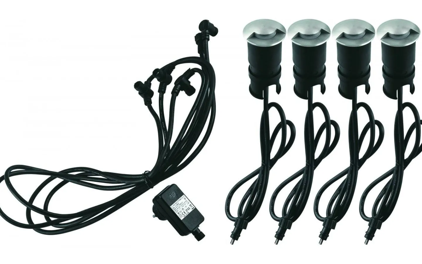 Malmbergs Decklight Tellus I LED Komplett Kit 4x1,1W* Decklights Led|Markbelysning