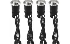 Malmbergs Decklights Tellus VI 4-pack LED 1W 3000K, System 12VDC, IP67* System Malmbergs Home 12V Dc