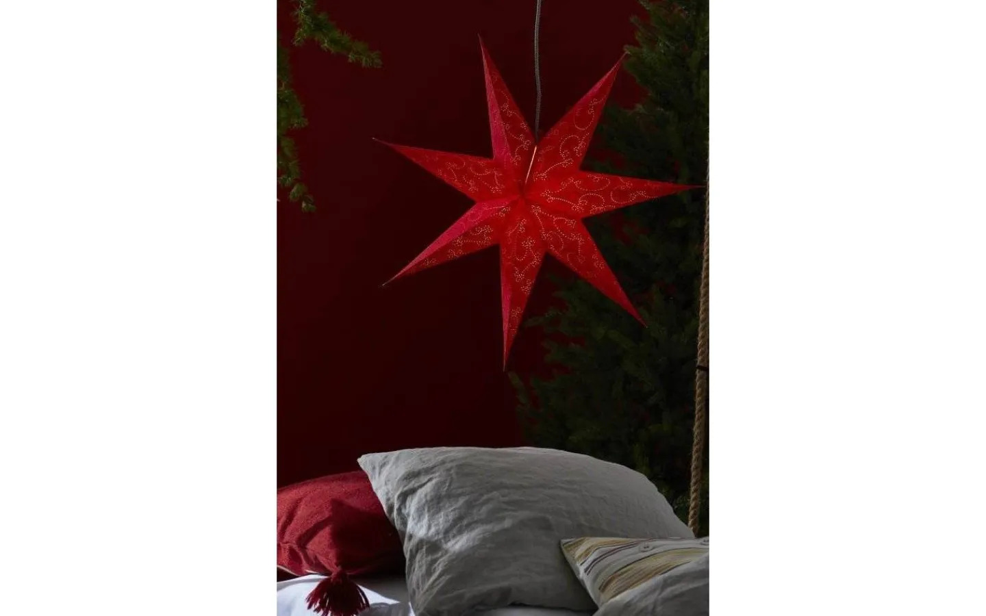 Visa Alla Julstjärnor|Julstjärnor Utan Sladd<Star Trading Decorus Pappstjärna 63cm Röd