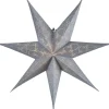 Visa Alla Julstjärnor|Julstjärnor Utan Sladd<Star Trading Decorus Pappstjärna 63cm Silver