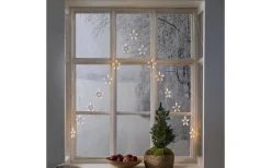 DecyStar Batteridriven Ljusgardin 1,2m Transparent Inomhus