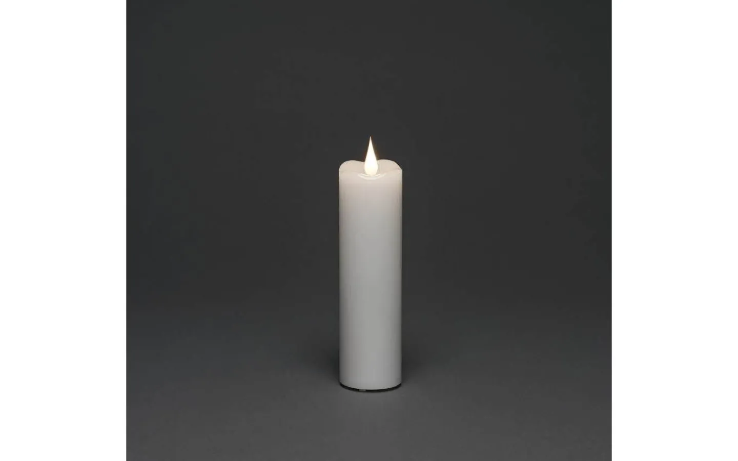 Konstsmide Deep Batteridrivet Blockljus 5x17,8 cm Vit* Blockljus Inomhus|Blockljus Inomhus