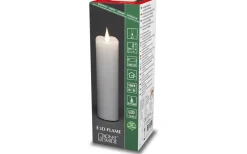 Konstsmide Deep Batteridrivet Blockljus 5x17,8 cm Vit* Blockljus Inomhus|Blockljus Inomhus