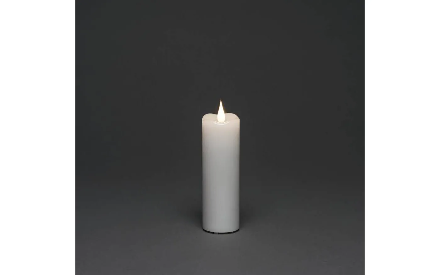 Deep Batteridrivet Blockljus 5x15,2cm Vit