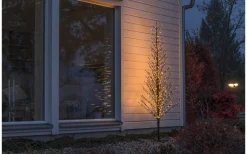 Julpynt Utomhus|Dekorationsträd<Konstsmide Dekorationsträd 2,1m Svart LED IP44