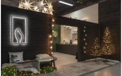 Julpynt Utomhus|Dekorationsträd<Konstsmide Dekorationsträd 2,1m Svart LED IP44