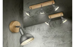 Trio Lighting Delhi Spotlight E14 antik stål* Läslampor