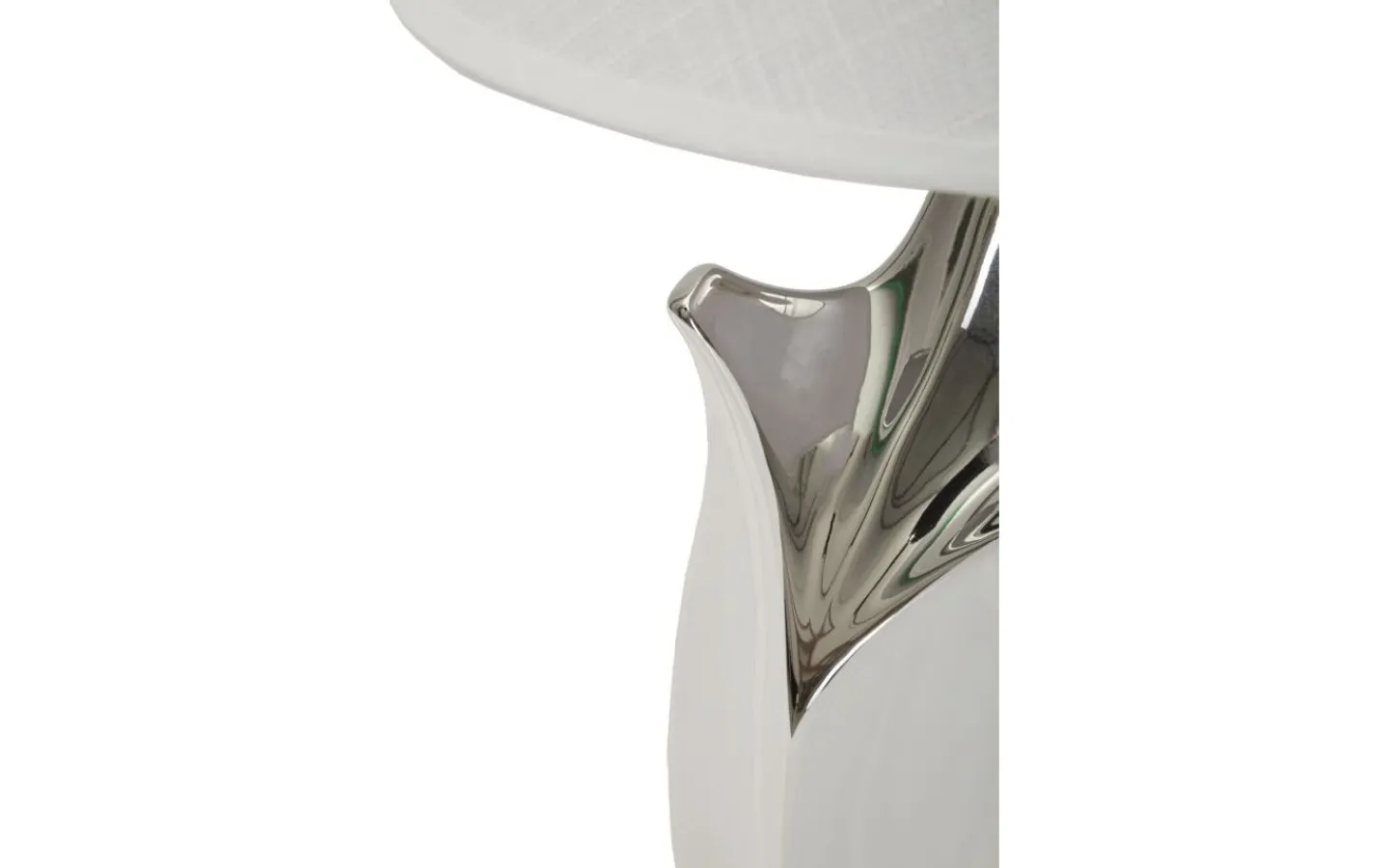 Mauro Ferretti Delta Bordslampa 51cm Silver/Vit* Bordslampor