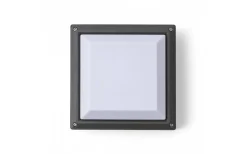 Delta Vägglampa E27 Antracitgrå IP54