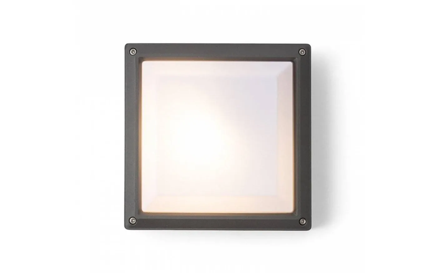 Delta Vägglampa E27 Antracitgrå IP54