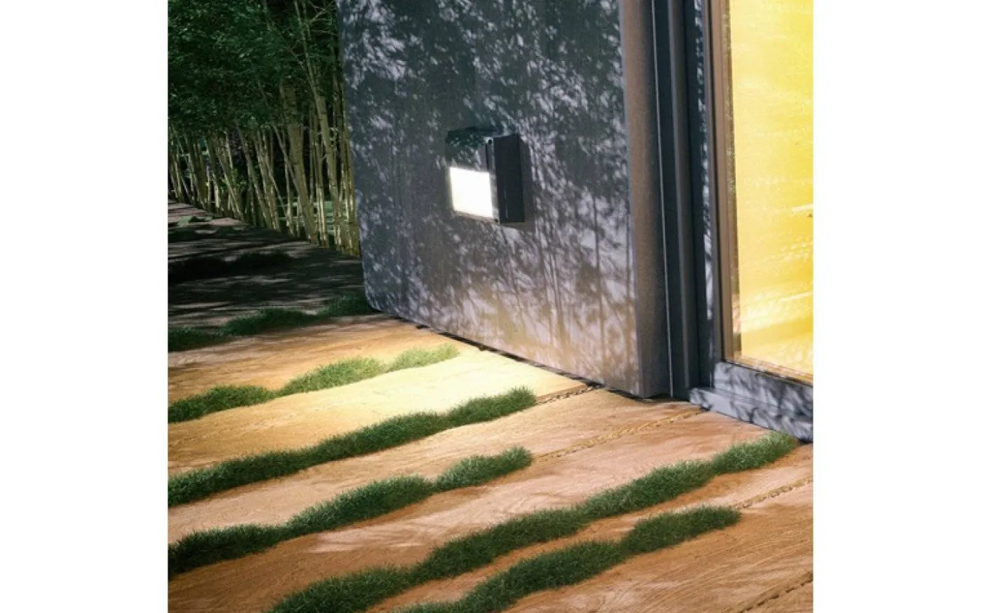 Delta Vägglampa GX53 Antracitgrå IP54