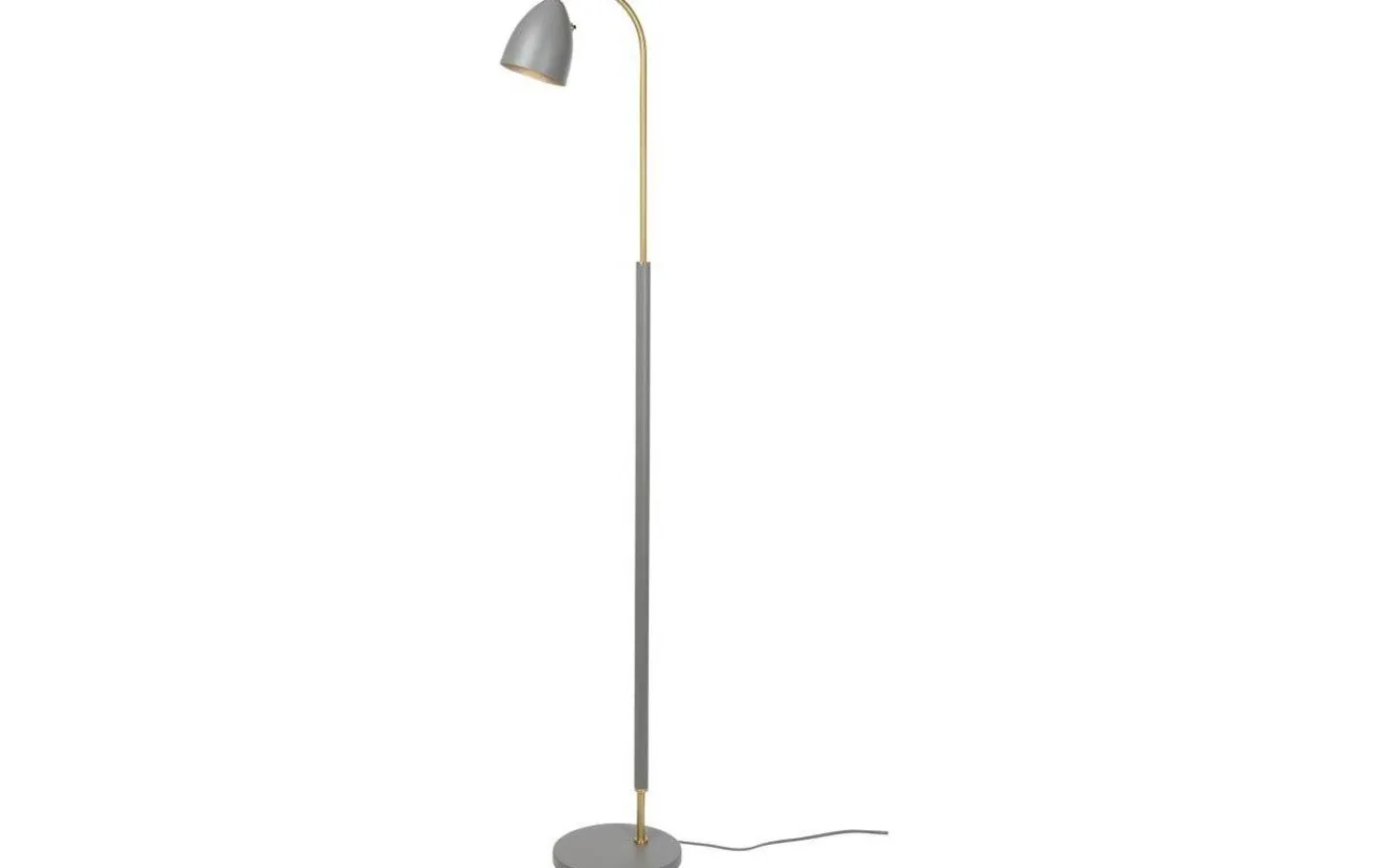 Belid Deluxe Golvlampa 133cm LED GU5,3 Dimbar Grå/Mässing* Vardagsrum|Golvläslampor