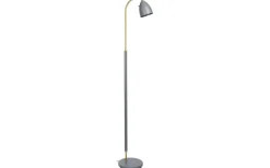 Belid Deluxe Golvlampa 133cm LED GU5,3 Dimbar Grå/Mässing* Vardagsrum|Golvläslampor