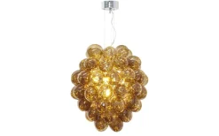 By Rydens Deluxe Taklampa 64cm Konjak* Stora Taklampor Ø50-69 Cm