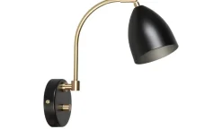 Belid Deluxe Vägglampa LED GU5,3 Svart/Mässing* Sovrum|Läslampor