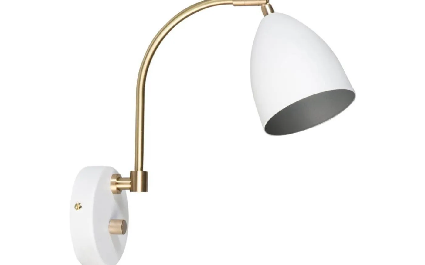 Deluxe Vägglampa LED GU5,3 Vit/Mässing