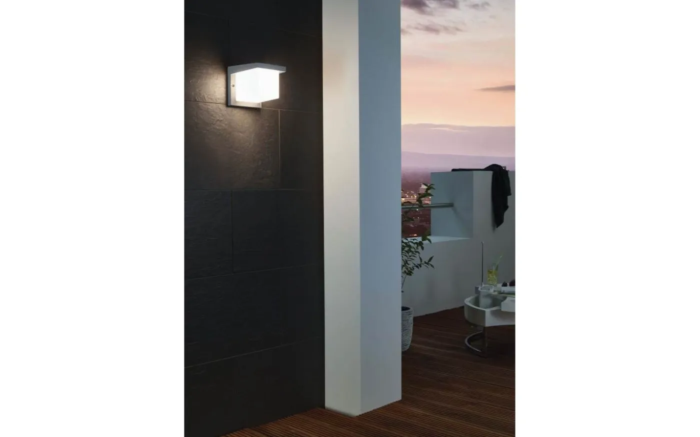 Desella 1 Fasadlampa LED 3000K 10W Antracit IP54