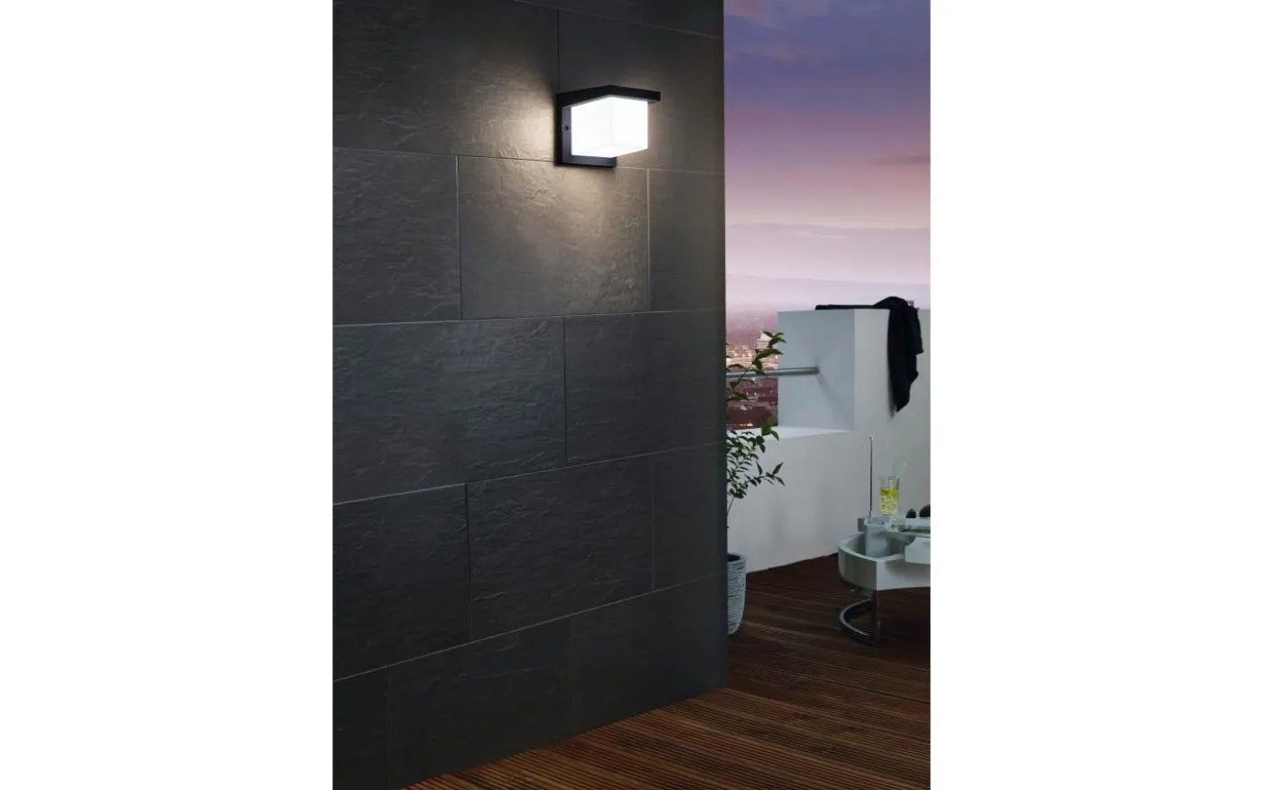 Desella 1 Fasadlampa LED 3000K 10W Antracit IP54