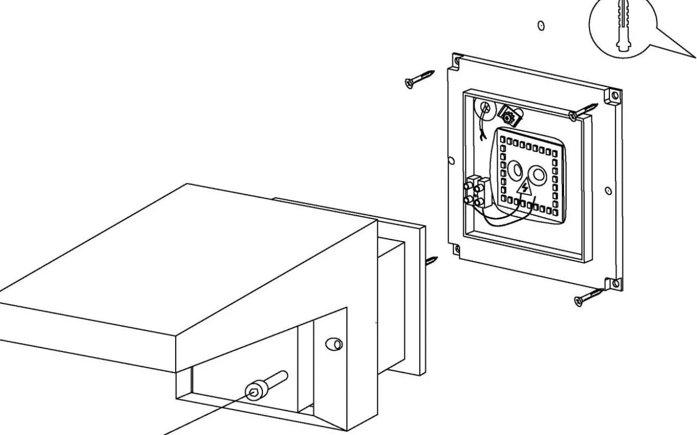Desella 1 Fasadlampa LED 3000K 10W Antracit IP54