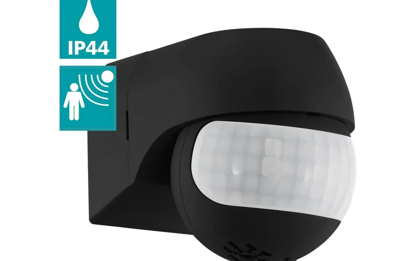 Strömbrytare & Vägguttag<Eglo Detect Me 1 Rörelsesensor Svart IP44