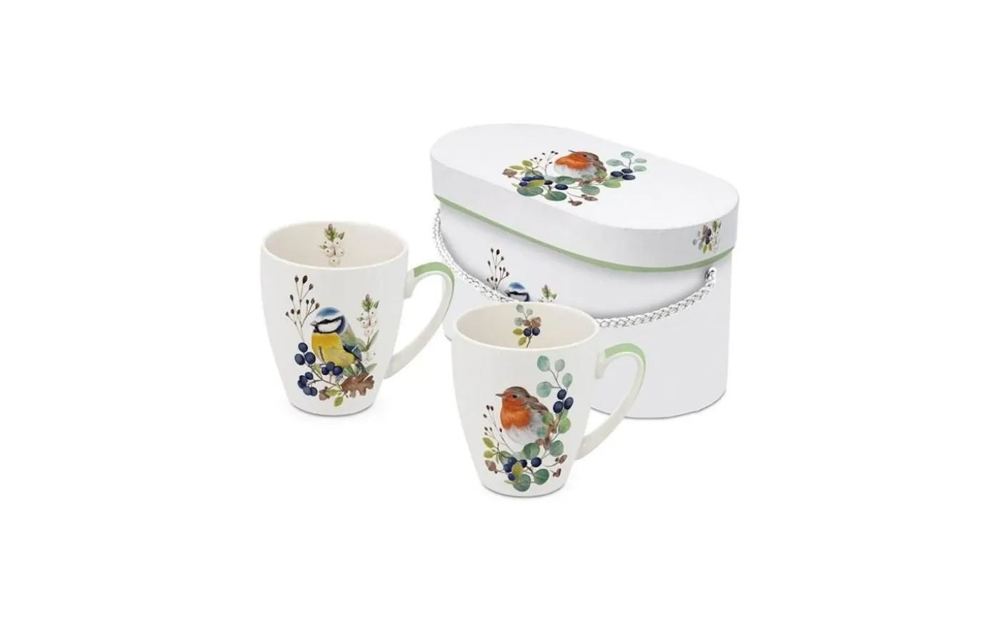 Deux Oiseaux Mugg 35 cl 2-pack