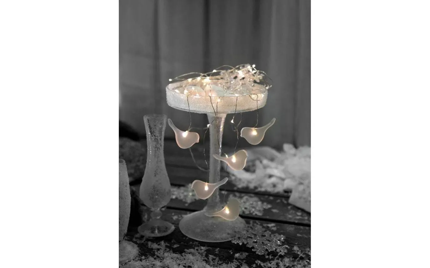 Dew Drop Batteridriven Ljusslinga 1m med 46st lampor