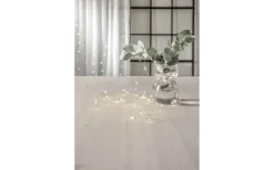 Dew Drop Batteridriven Ljusslinga 4m Varmvit Silver