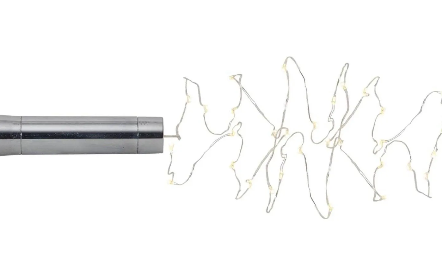 Star Trading Dew Drop Batteridriven Ljusslinga 2m 40st lampor Silver* Dew Drop Slingor|Batterislingor Inomhus