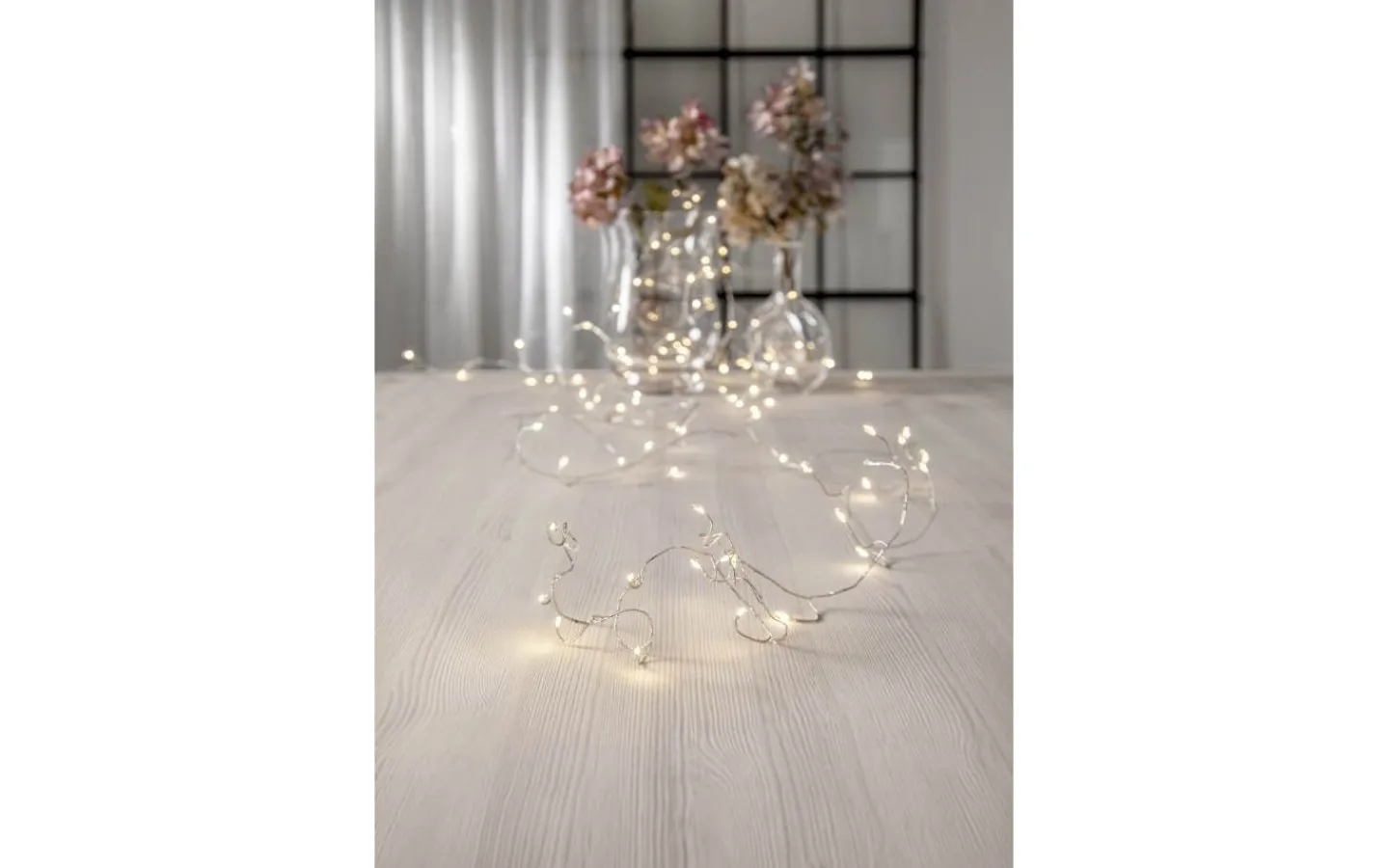 Star Trading Dew Drop Clusterslinga 6m Silver Varmvit* Dew Drop Slingor