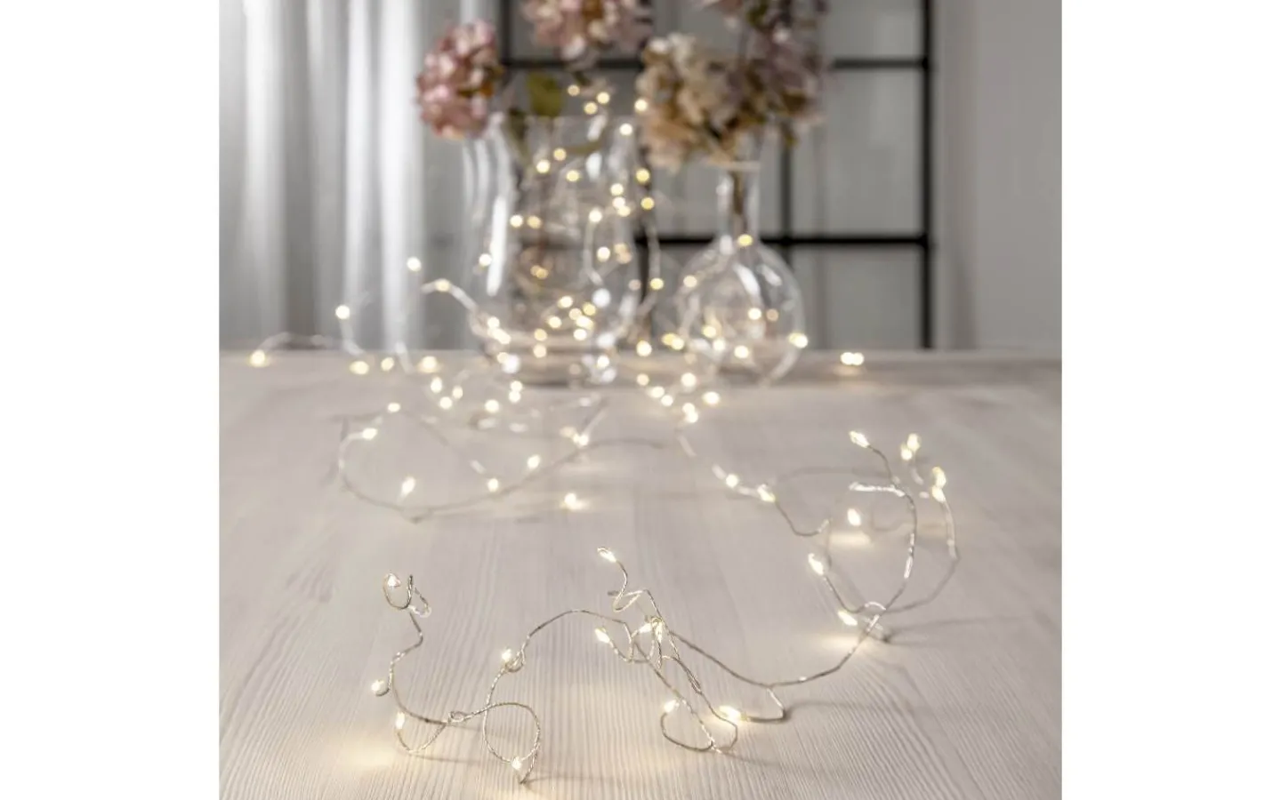 Star Trading Dew Drop Clusterslinga 6m Silver Varmvit* Dew Drop Slingor