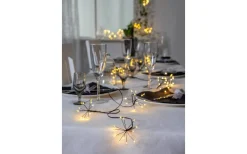 Dew Drop Flower Batteridriven Ljusslinga Svart 2,1m IP44